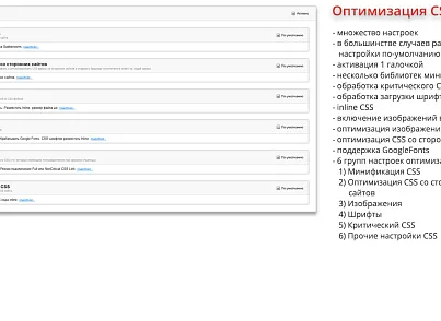 Ammina Optimizer: Оптимизация и ускорение загрузки сайта (CSS, JS, HTML, изображения, WebP, Lazy) (ammina.optimizer) - решение для Битрикс